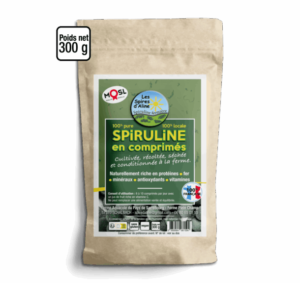 Spiruline en comprimés - 300g