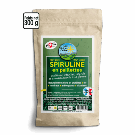 Spiruline en paillettes - 300g